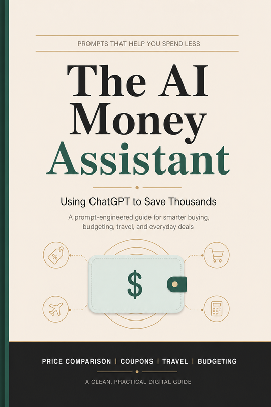 The AI Money Assistant: ChatGPT Prompts to Save Money, Find Deals & Budget Smarter